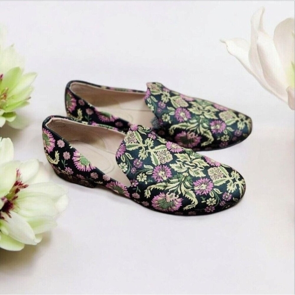 Lewit Brocade Smoking Slippers Flats Size EU 38/US 7.5 - Picture 14 of 14